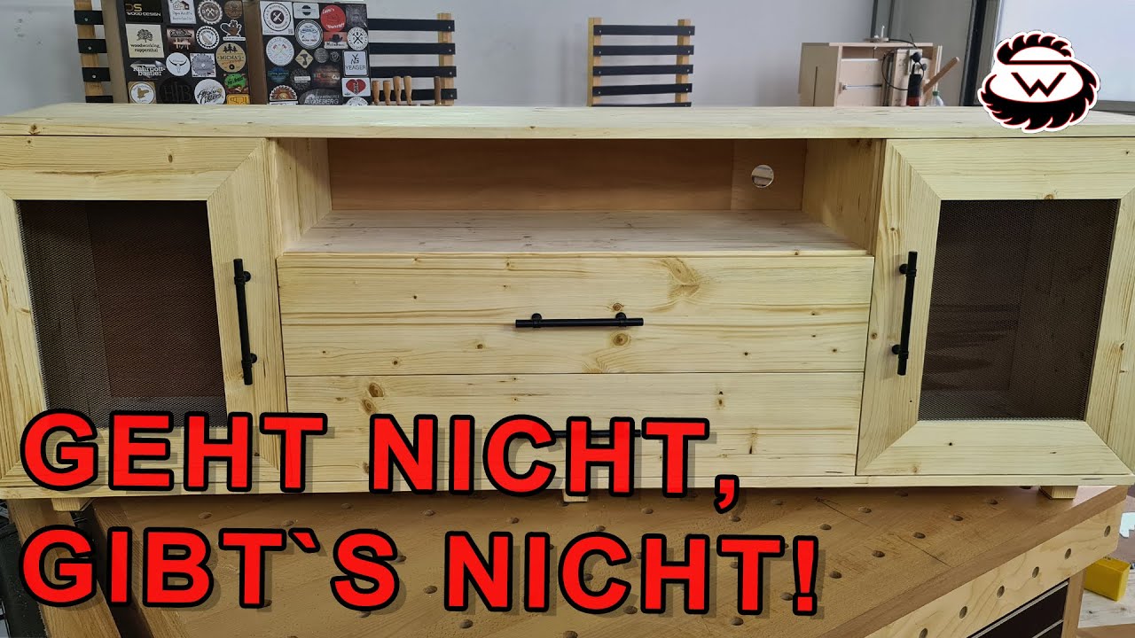 SO baut man Möbel aus LEIMHOLZ! | WoodSpezi
