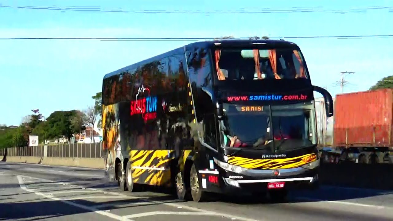 SAMISTUR DO BRASIL EM TAUBATÉ - MOV. DE ÔNIBUS NA VIA DUTRA