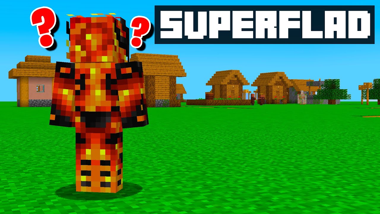 Jeg Klarede Minecraft På SUPERFLAD Mode!