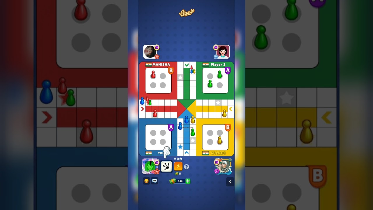 Ludo Club - Classic Mode - 4 Player Match | Gameplay 52 | Sadabahar Gamer