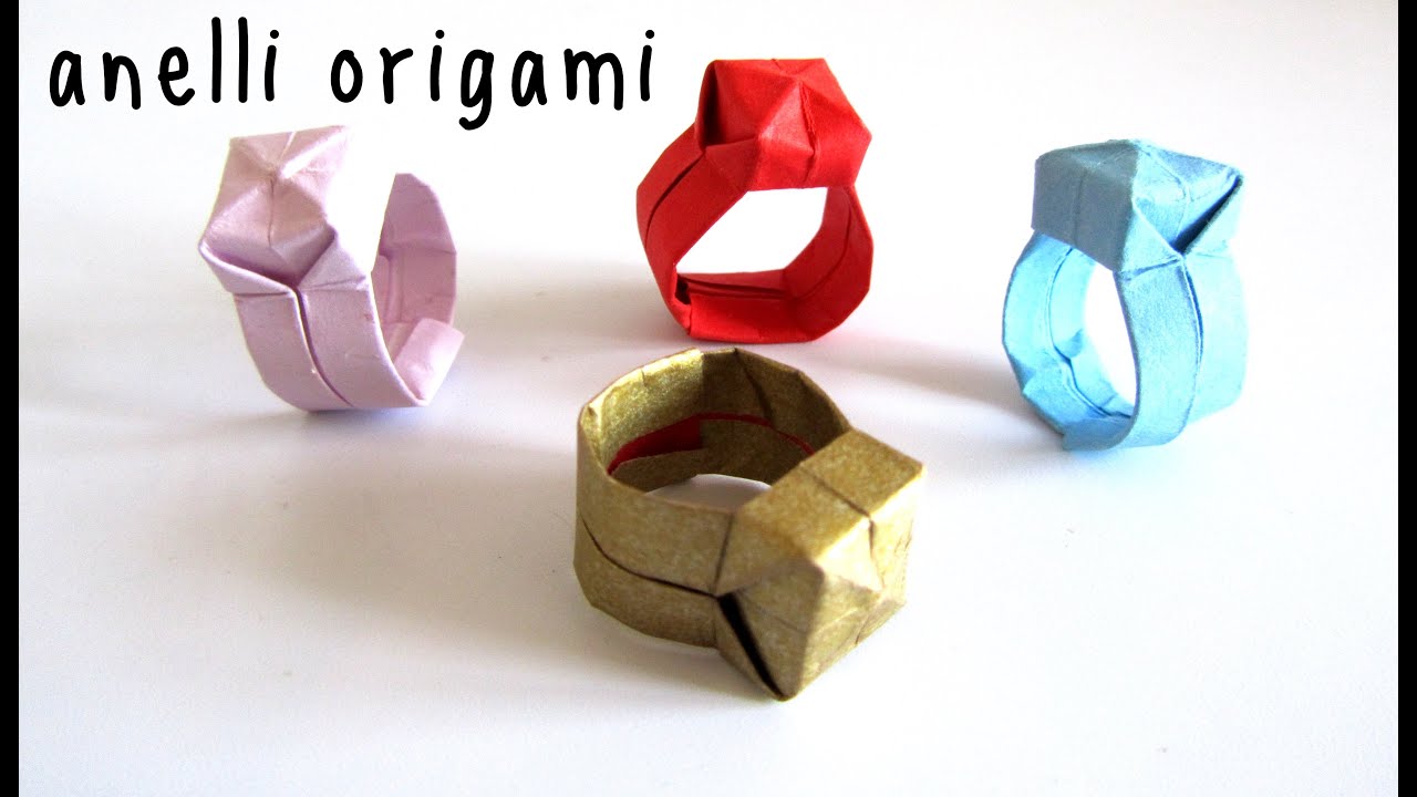 anello origami facile facile