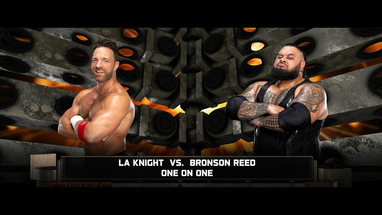 LA Knight vs Bronson Reed   RAW from Sioux City, Iowa