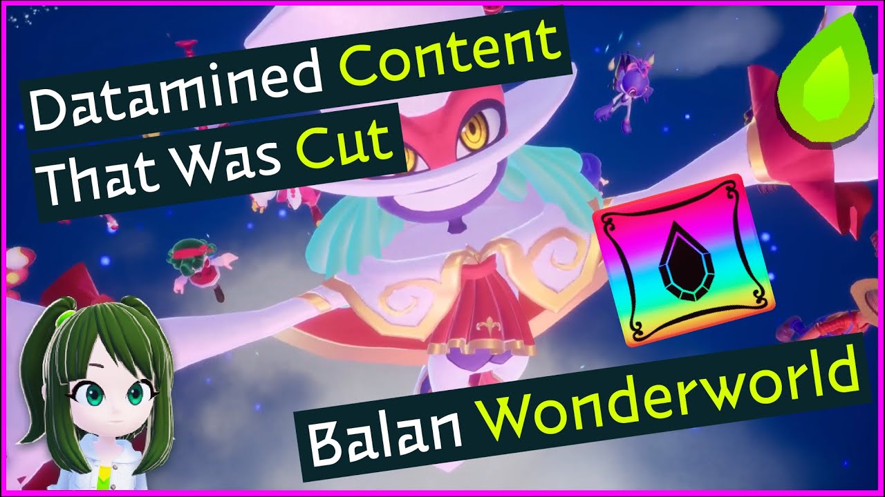 Cut Content and Secret Files - Balan Wonderworld