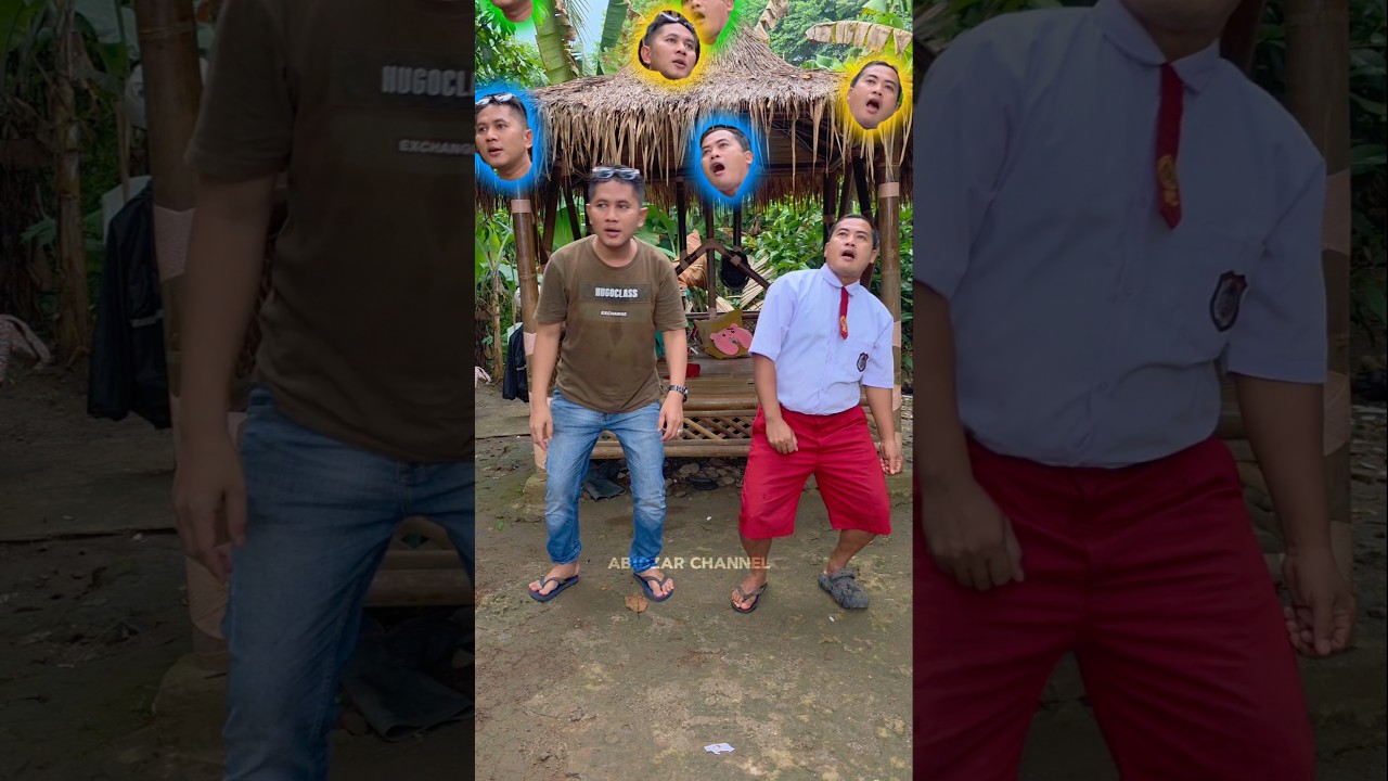 ayah abidzar sama bapa rusdan rebutan kepala warna warni