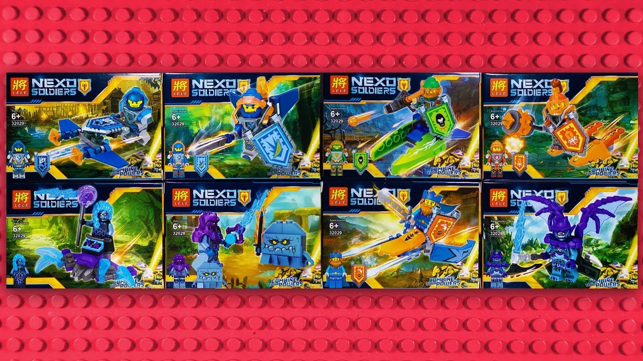 LEGO Nexo Knights Minifigures (knock-off) LELE 32029