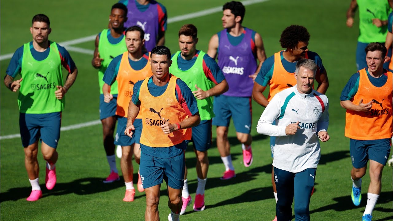 Cristiano Ronaldo Full Training Session with Portugal National Team | Portugal Players Training
