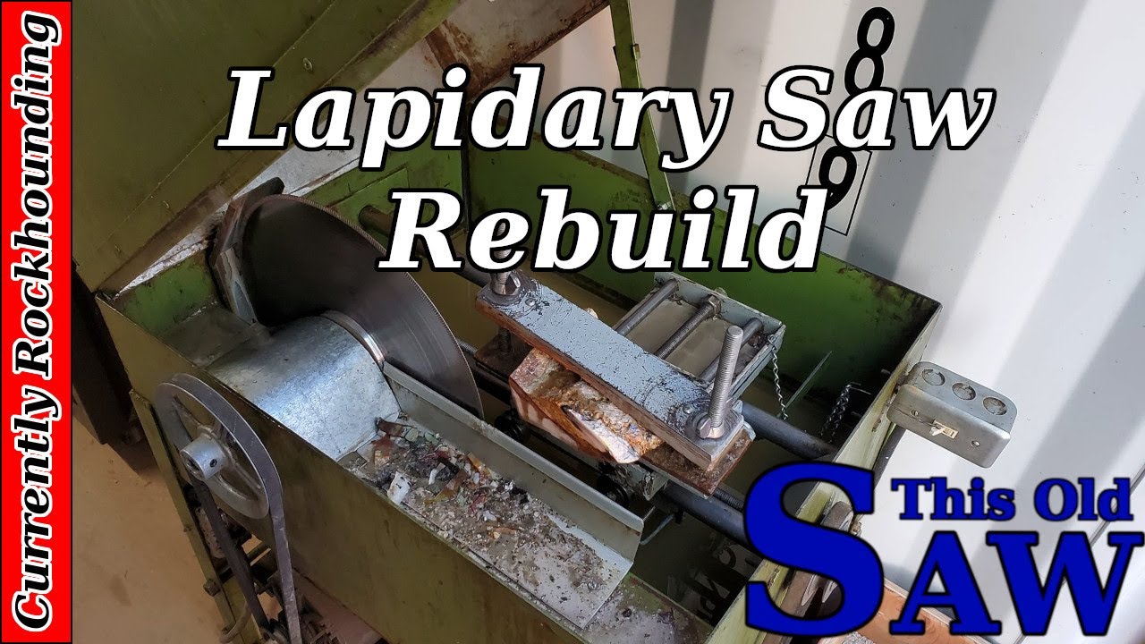 Vintage Lapidary Slab Saw Rebuild