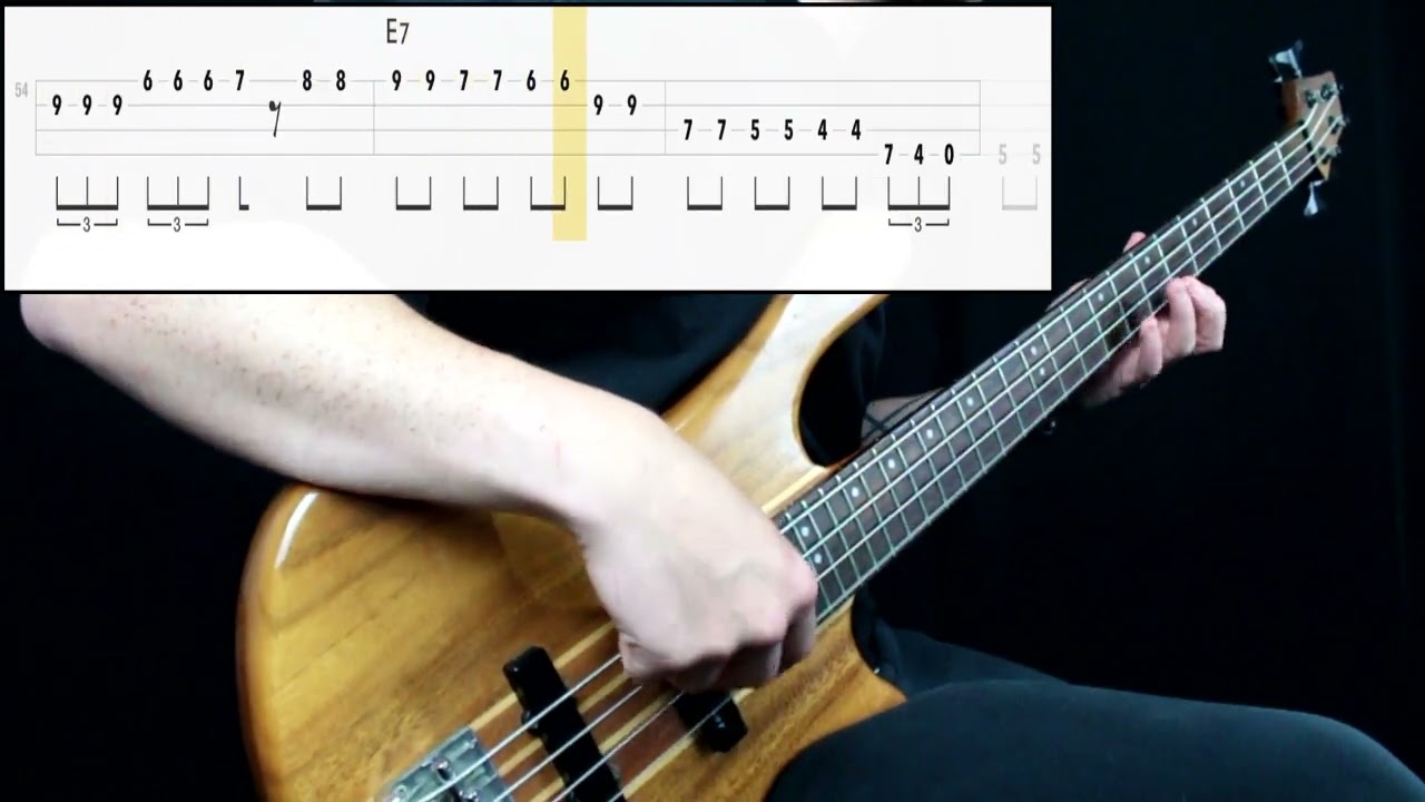 Stevie Ray Vaughan & Double Trouble - Pride And Joy (Bass Cover) (Play Along Tabs In Video)