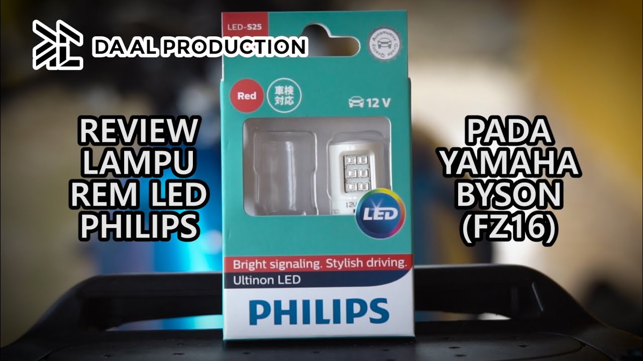 Lampu Rem LED Philips S25 pada Yamaha Byson (Installing Brake Light LED Philips S25 for Yamaha FZ16)