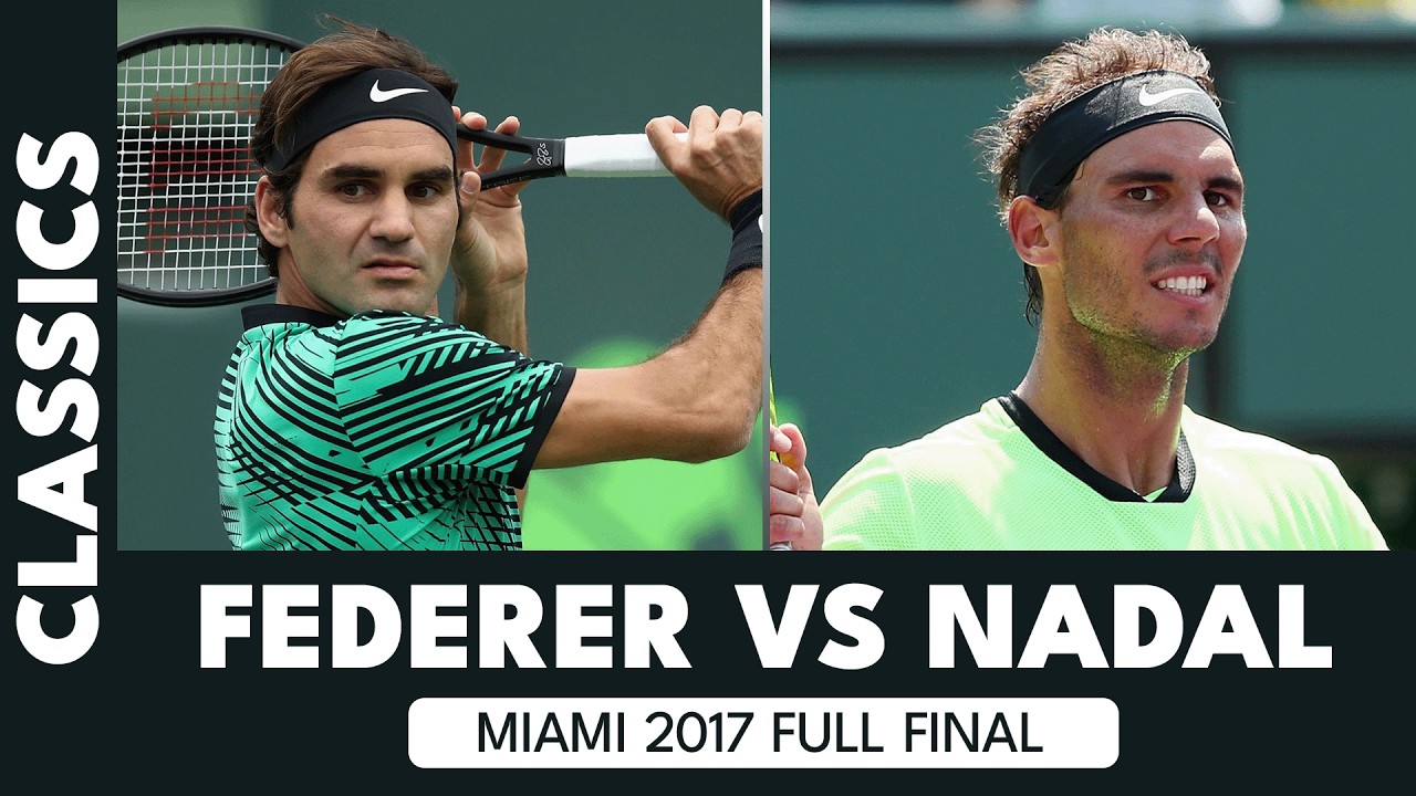 Rafael Nadal vs Roger Federer Miami 2017 Final in Full!