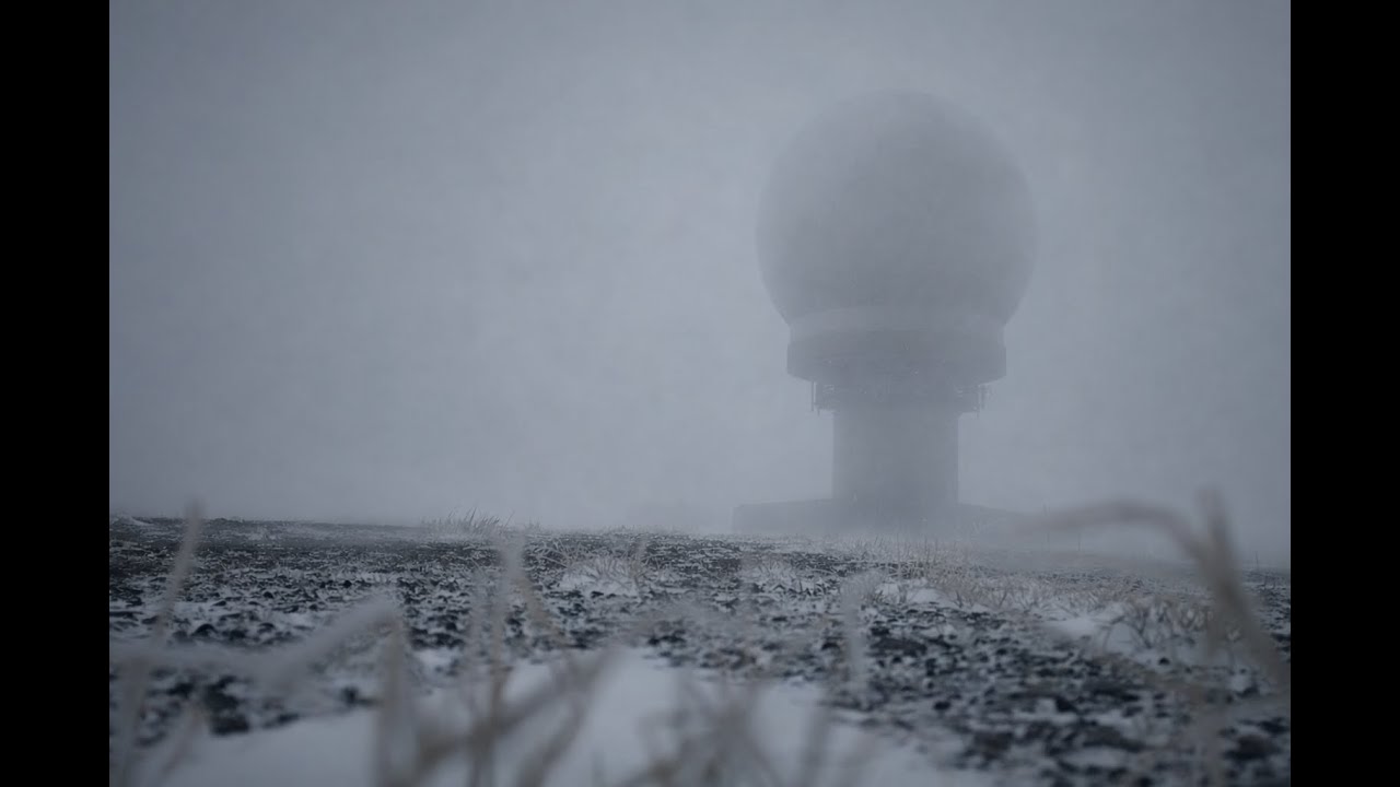 Lowther Hill — Winter Wind at a Snowy Scottish Radar Station | 7 Hours