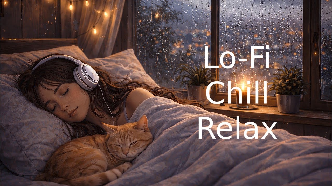 Deep Sleep Lo-Fi 🌙 Soft Rain & Calm Night Vibes深度睡眠 Lo-Fi 🌙 細雨聲 × 平靜夜晚氛圍