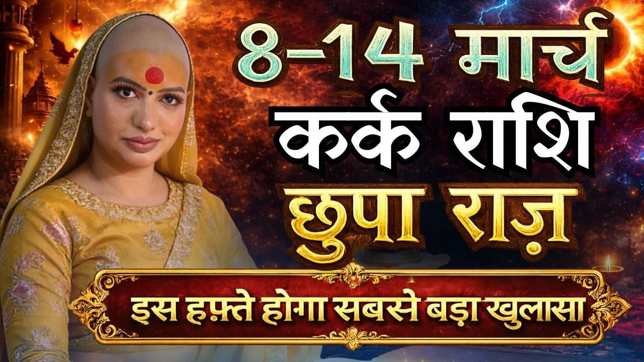 कर्क 8-14 मार्च  राशिफल 2026 | मार्च राशिफल | कर्क राशिफल | Kark rashifal | March rashifal