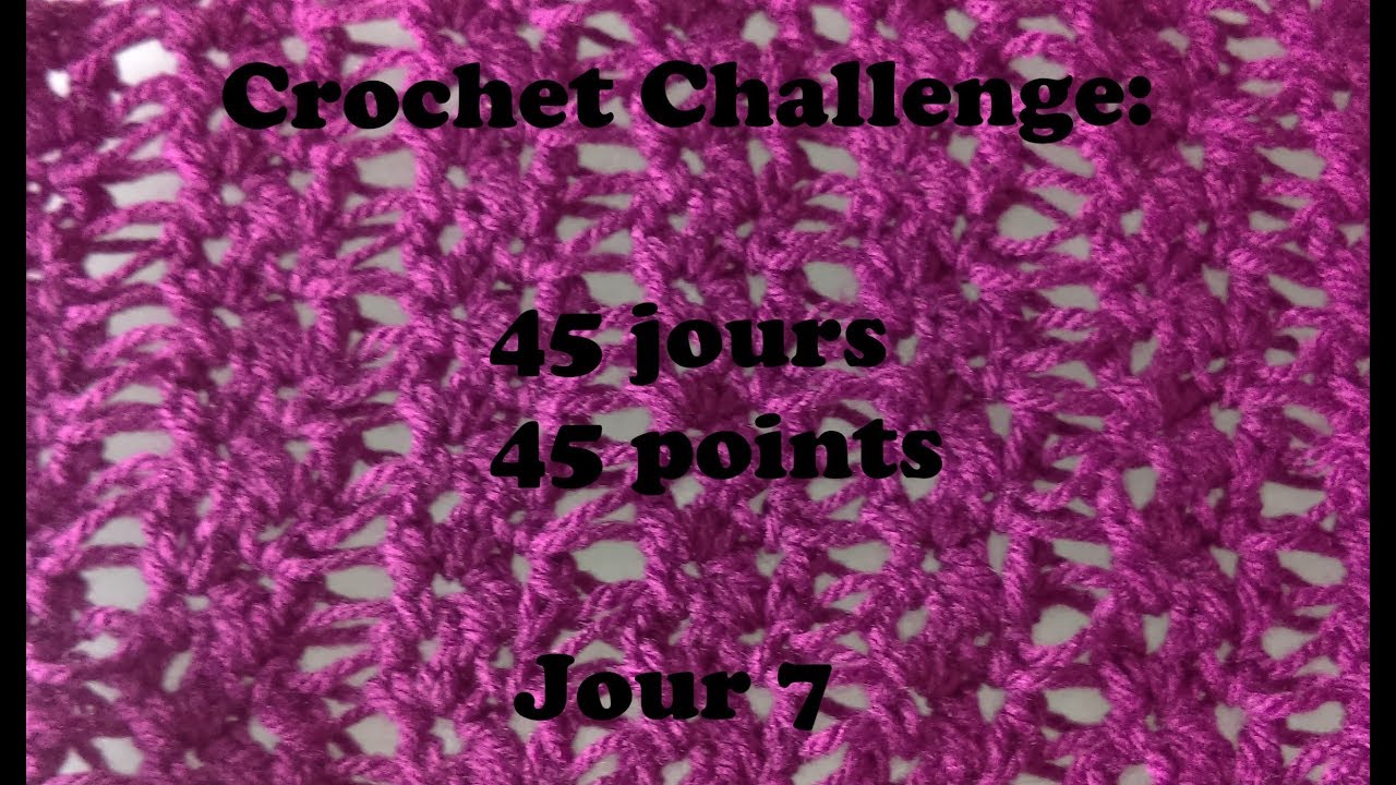 crochet challenge: 7er jour (Point d'Acacia)