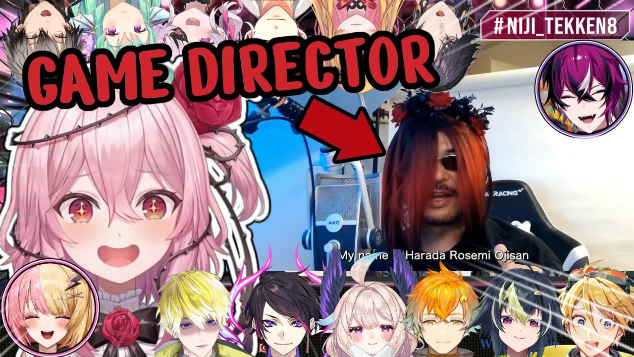 Livers reactions to 'TEKKEN' Game Director cosplaying Rosemi during the competition [NIJISANJI EN]