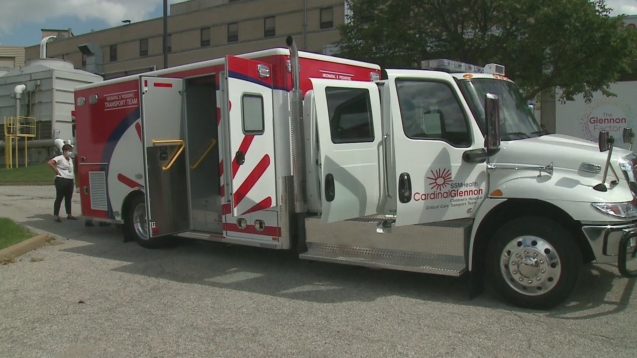 Cardinal Glennon unveils MICU ambulances