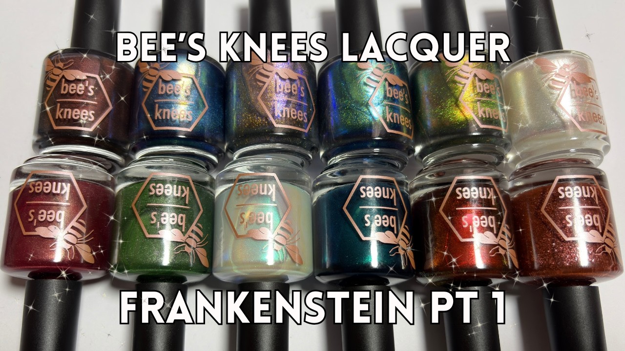 Bee's Knees Lacquer | Frankenstein Pt 1 | February 2026 indie nail polish swatches