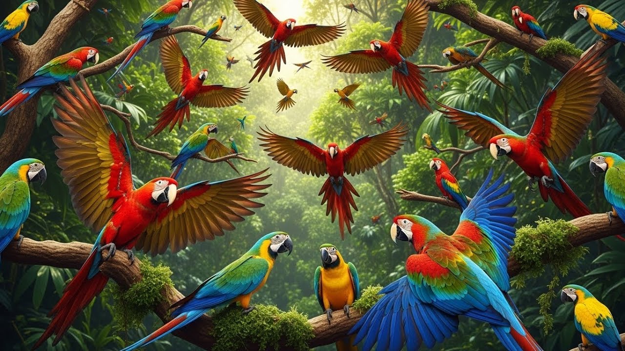 Parrot in the World | Beautiful & Colorful Parrots Around the Globe 🦜🌍