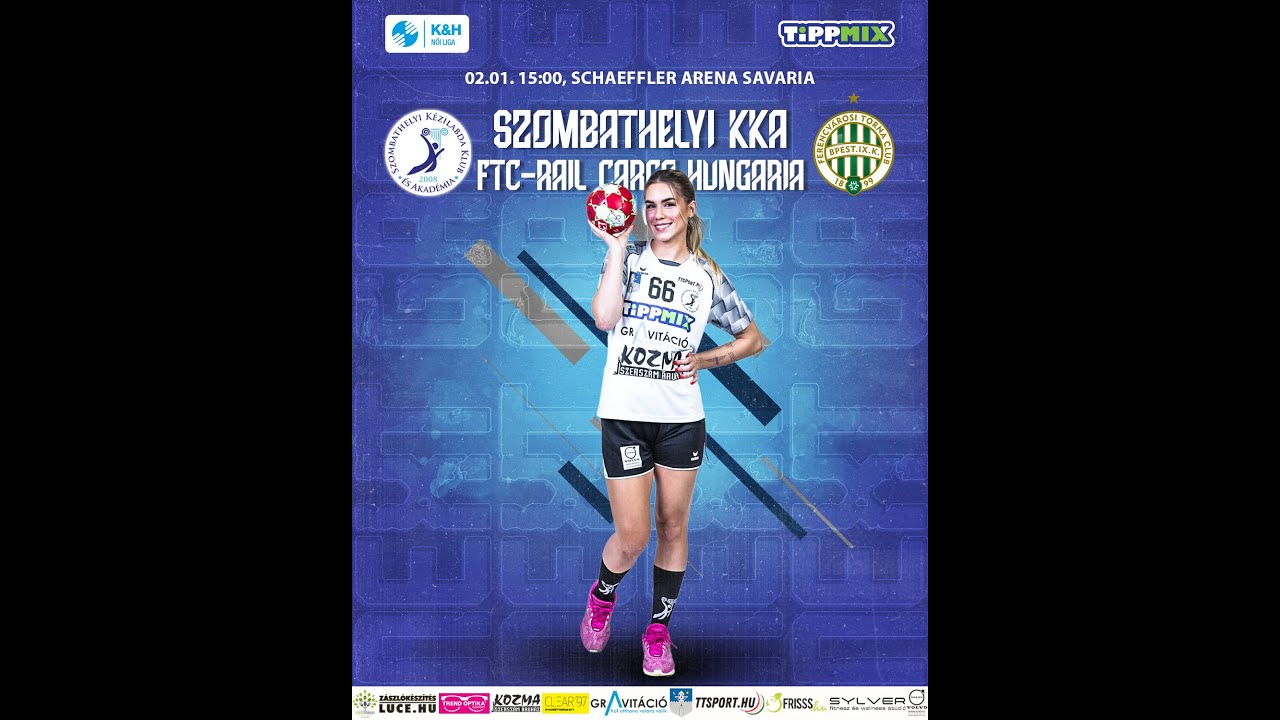 Szombathelyi KKA - FTC-Rail Cargo Hungaria - NB 1-es bajnoki kézilabda mérkőzés