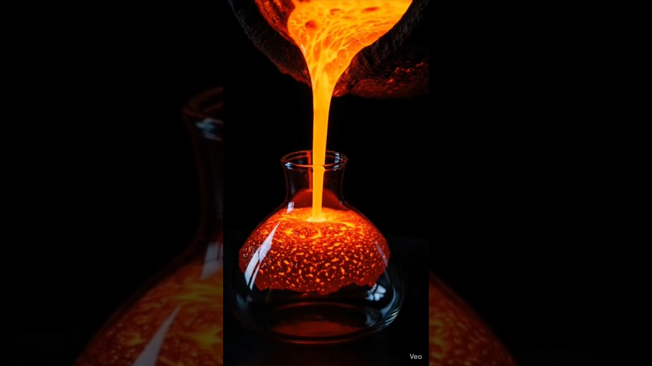 Power of Focus 🔥 Lava Satisfying Visual + Motivation