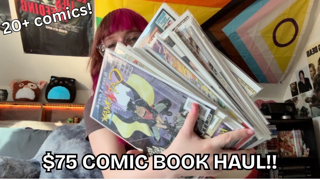 i spent 75 dollars on my biggest comic haul yet…