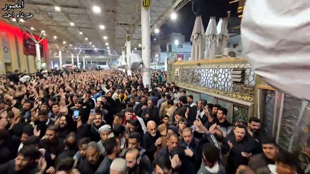 مسير عزاء هيئة الحسن المجتبى ع إلى حرم مولاي امير المؤمنين 