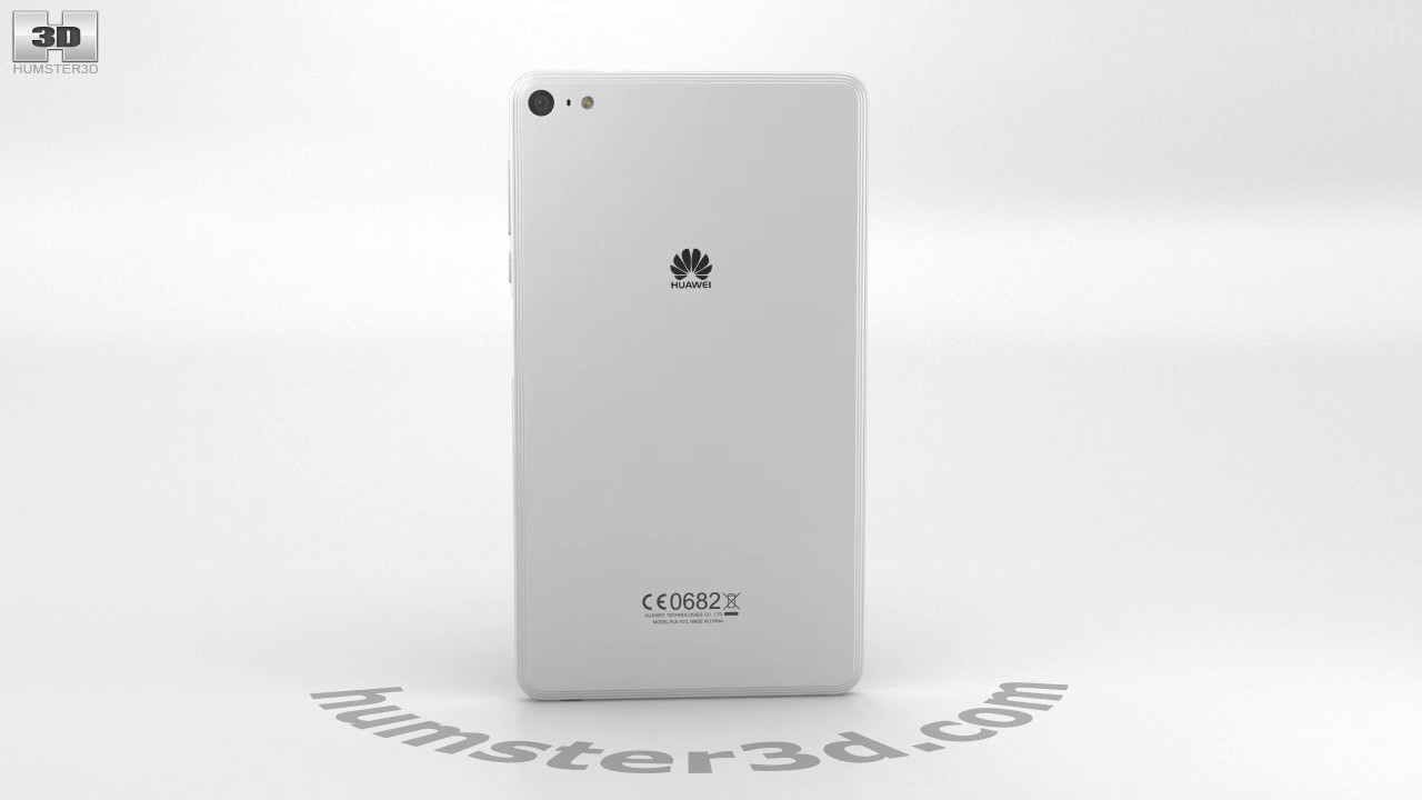 Huawei MediaPad T2 7.0 Pro White 3D model by 3DModels.org
