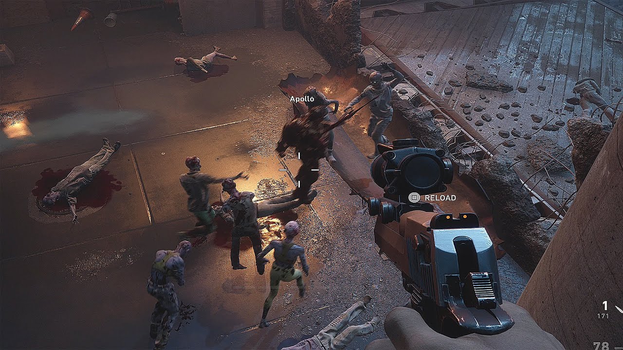 Back 4 Blood PS5 Gameplay - Zombie Horde Game 4k UHD