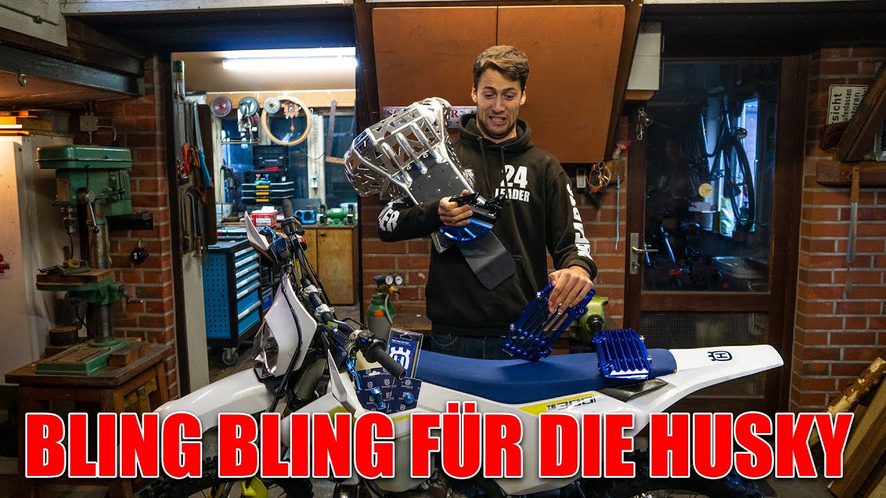 HUSQVARNA TE300I BEKOMMT POWERPARTS | ENDURO UMBAU TEIL 1 | LIONHEARTS