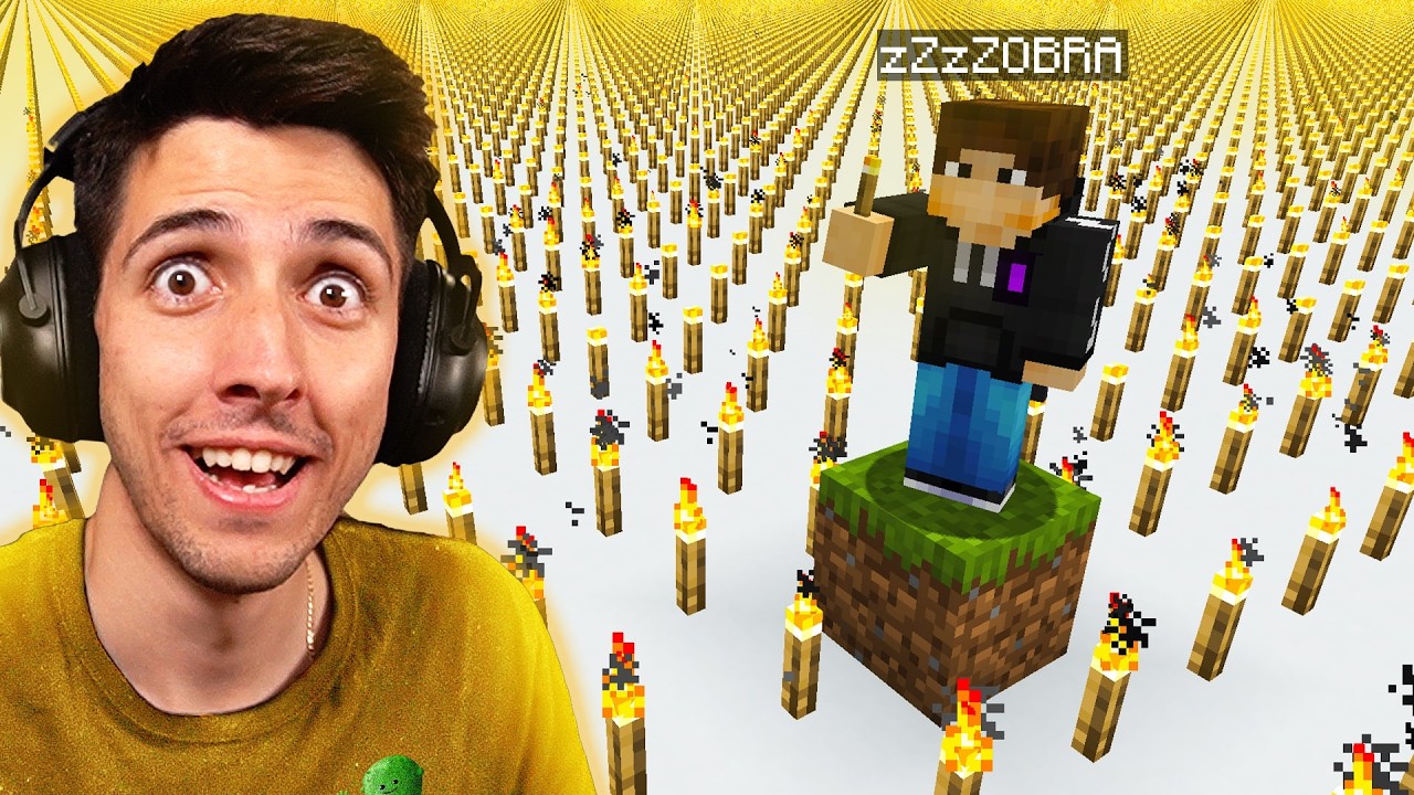 Napravio sam 1.000.000 BAKLJI U Minecraftu (Možda)