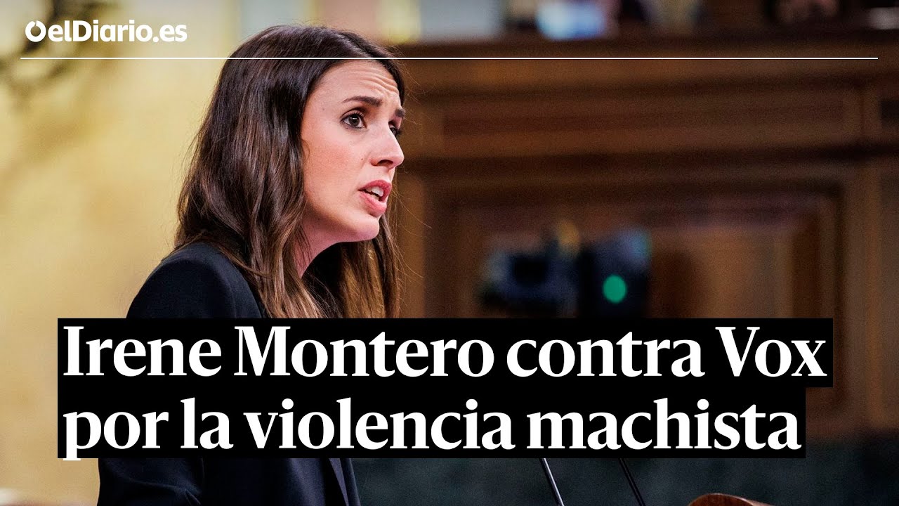Irene Montero, a Vox: 