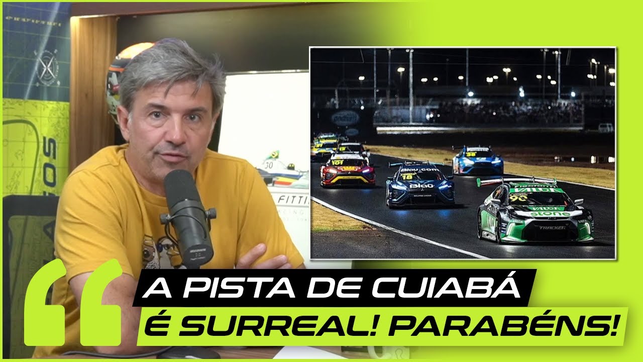 Com corrida noturna, pista de Cuiabá surpreendeu na Stock Car  #cortes #pelaspistaspodcast #stockcar