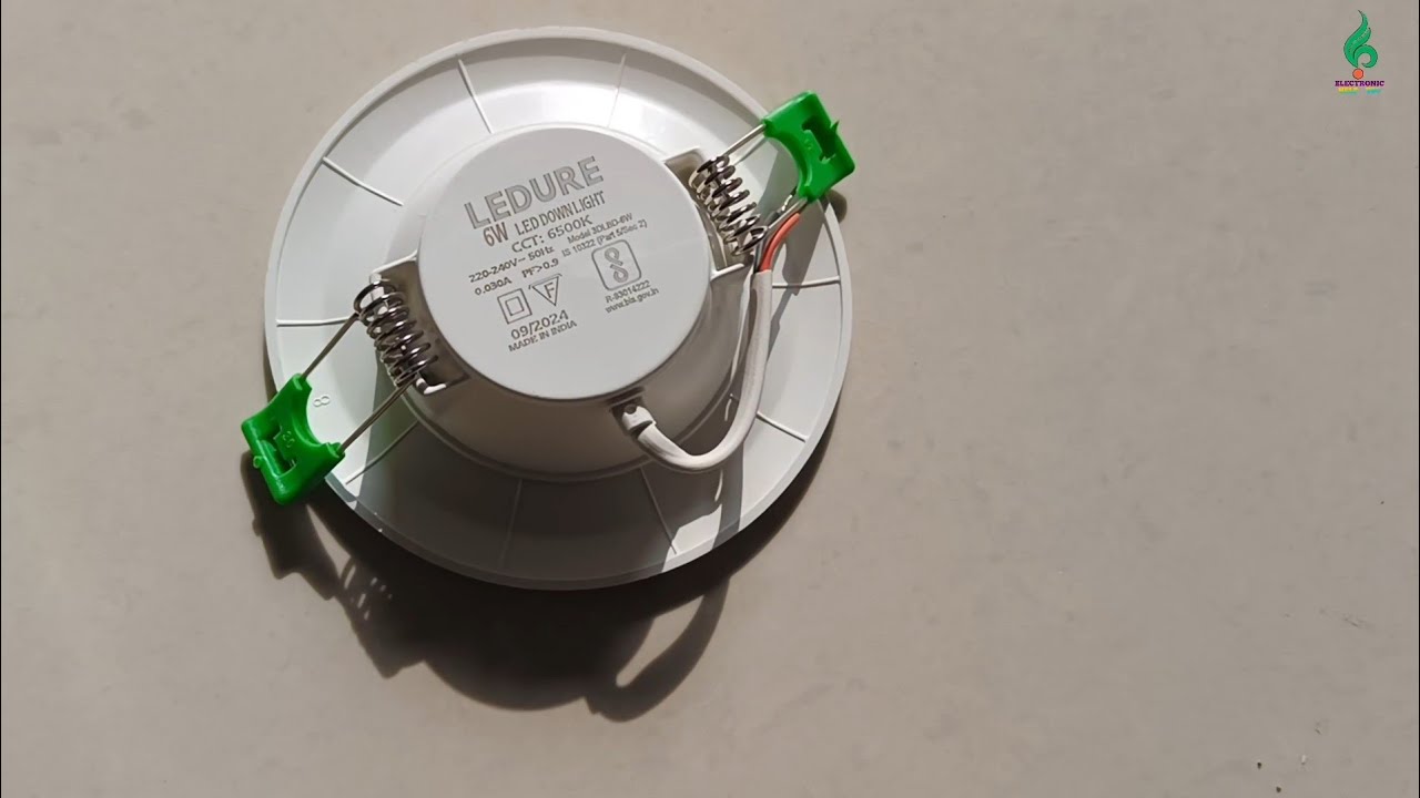 Led Bulb Downlight Connection | Cancelled Led Downlight | Chhat Mein Kaise Lagaen | 6Watt Shine Plus