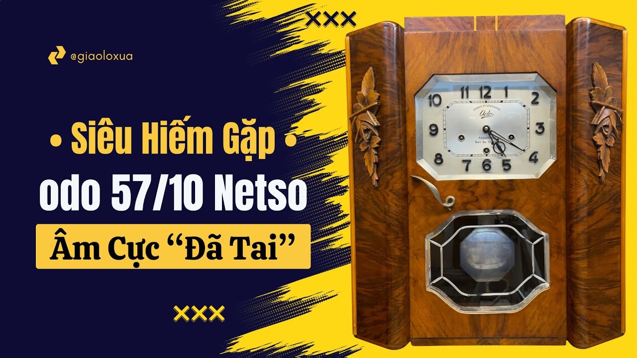 Đồng Hồ odo 57/10 Sonodo Netso - M&atilde; T907 - D&ograve;ng odo 57 &ldquo;Đ&aacute;nh L&ograve; Xo&rdquo; Rất Hiếm Gặp | Giao Lộ Xưa