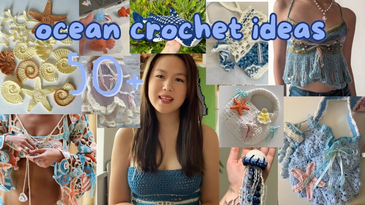 50+ Ocean Crochet Ideas  🌊🐚🫧
