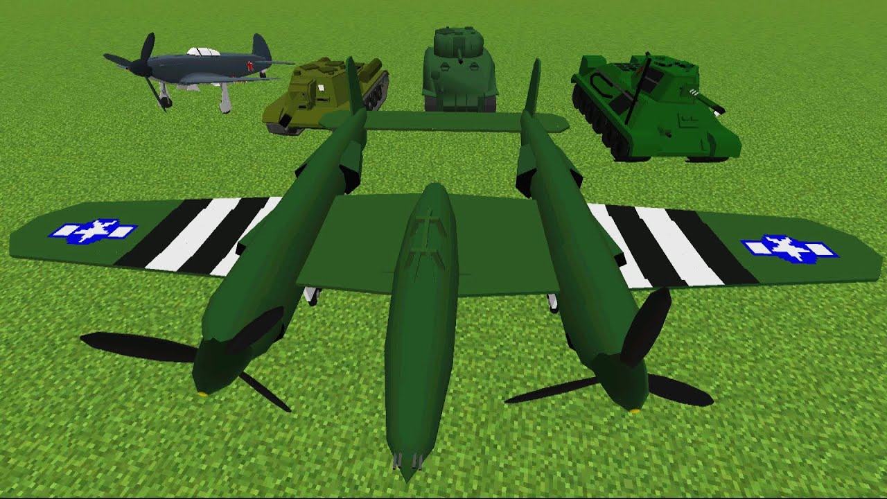 Warthunder addon in Minecraft PE Bedrock edition