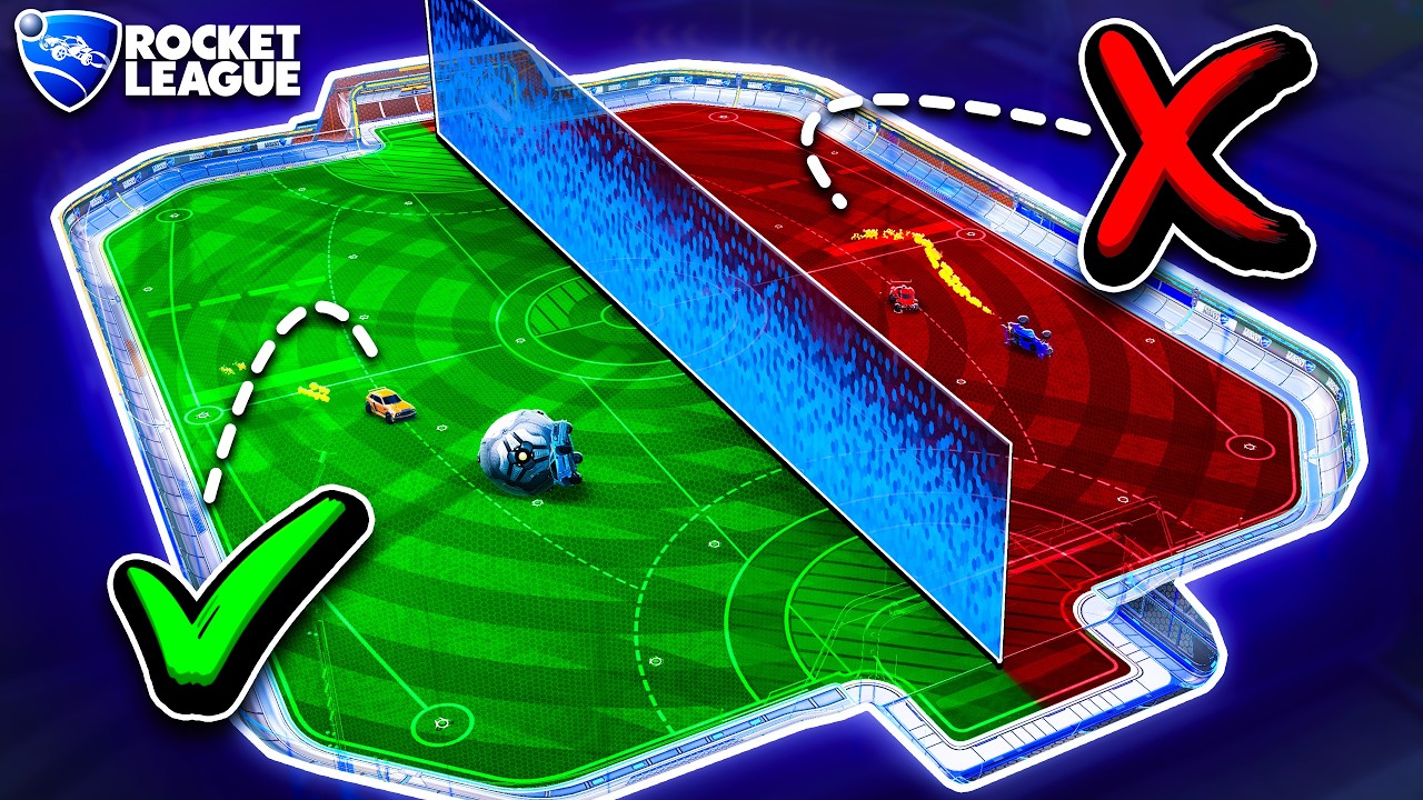 Rocket League BUT WE CAN'T SWITCH SIDES...