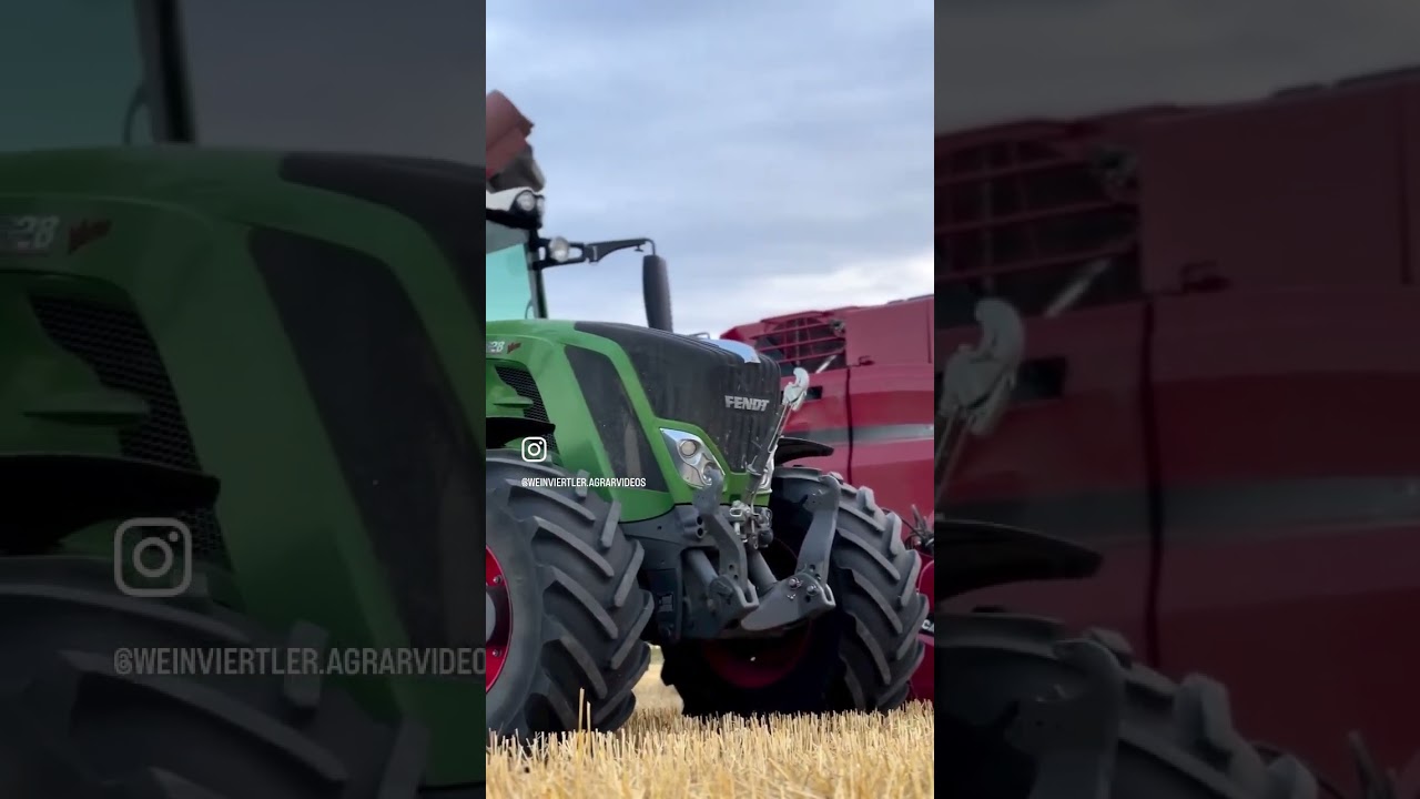 Axial Flow 9240 + Fendt 828 mit Horsch UW 160 🥵#case #axialflow #9240 #fendt #828 #horsch #dreschen