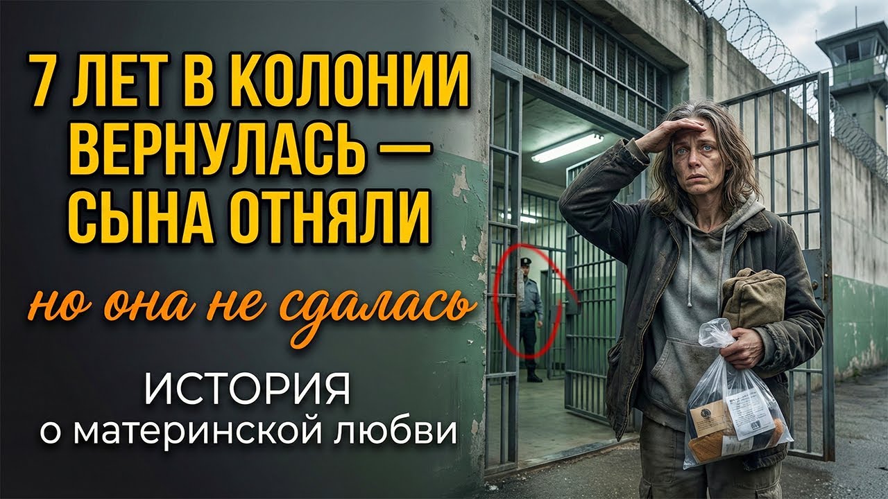 «7 ЛЕТ В КОЛОНИИ. ВЕРНУЛАСЬ - СЫНА...». Невозможно слушать без слёз... История о материнской любви.