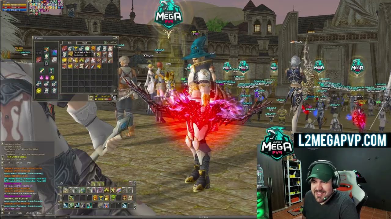 2 DIAS NO MEGAPVP!!! COMO ESTAMOS? / Lineage 2 L2 Reborn