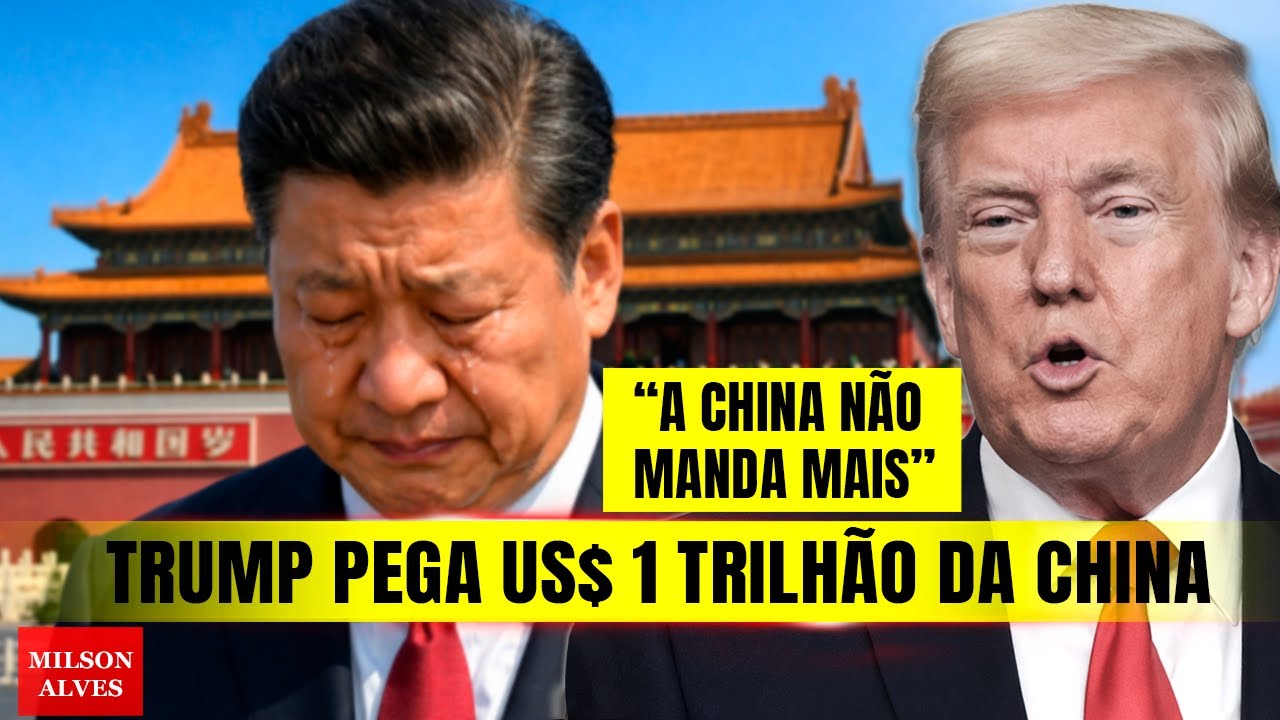 TRUMP em REVIRAVOLTA inesperada HUMILHA a China; US$ 1 trilhão contra Pequim