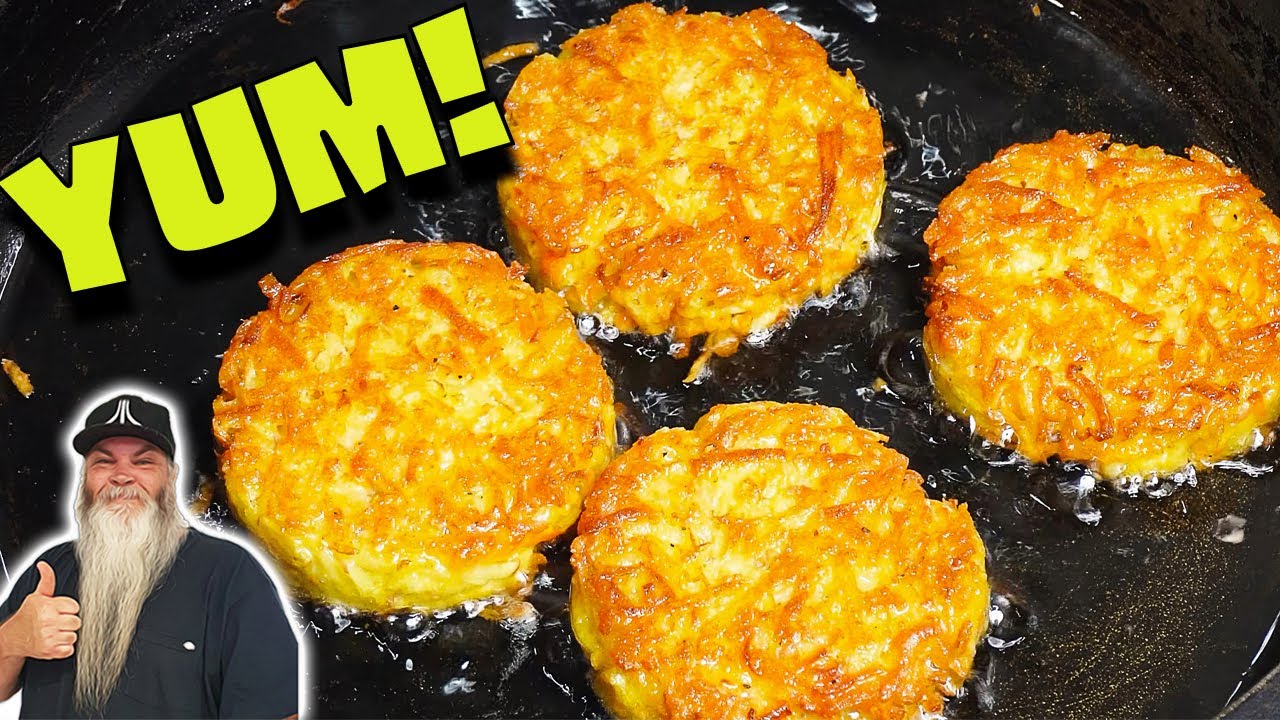 Crispy Potato Fritters for Beginners. So Easy and Crunchy!
