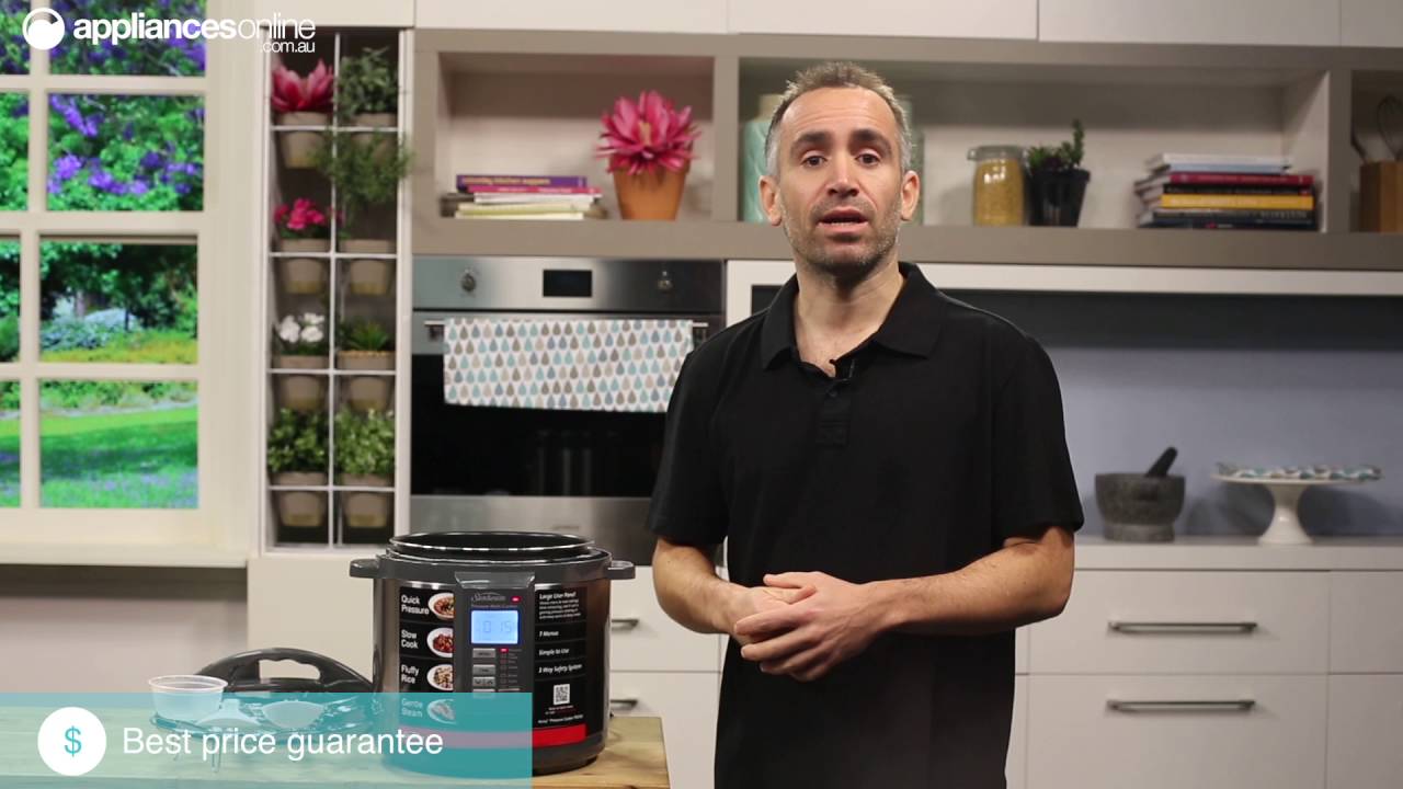 Sunbeam PE6100 Aviva™ Electronic Pressure Cooker Overview - Appliances Online