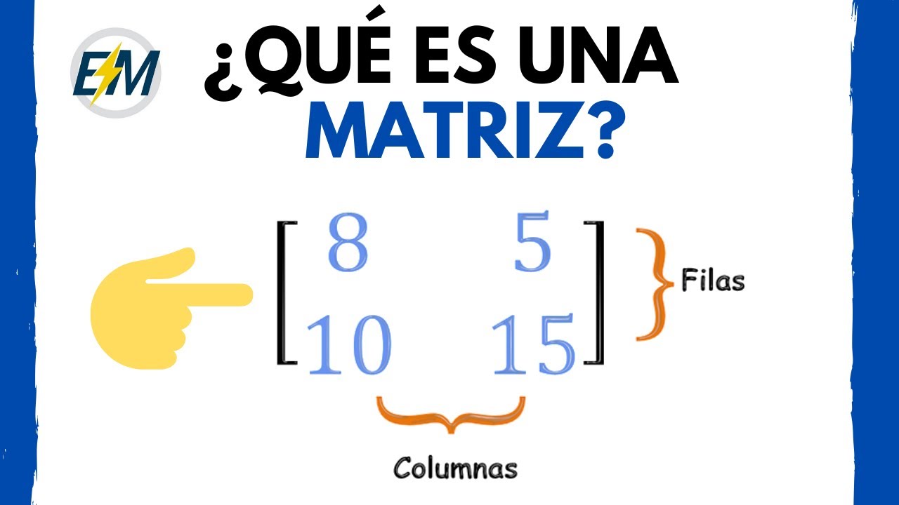 MATRIZ AUMENTADA de un SISTEMA LINEAL - &iquest;Qu&eacute; es una MATRIZ?