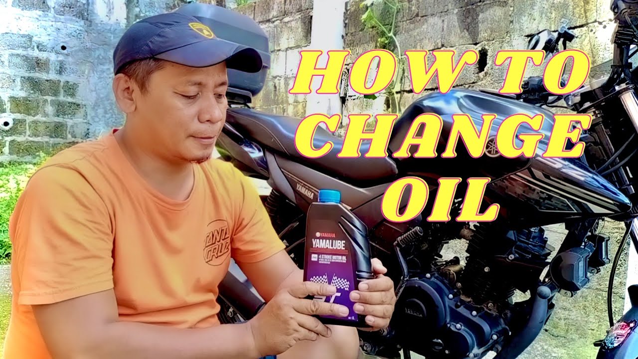 HOW TO CHANGE OIL DIY | Yamaha SZ