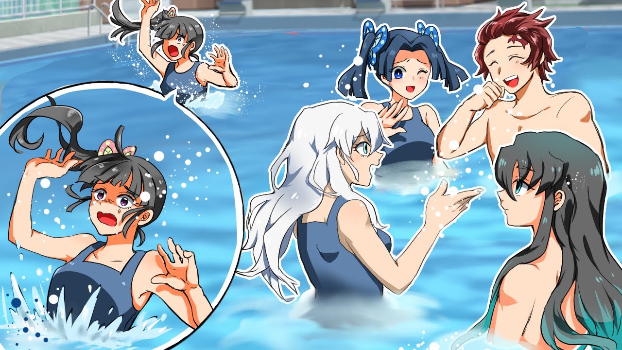 【キメツ学園】もしもプール開きでカナヲが溺れてしまったら？【炭治郎/カナヲ/炭カナ/鬼滅の刃/きめつのやいば/キメツ学園/刀鍛冶の里編/声真似】