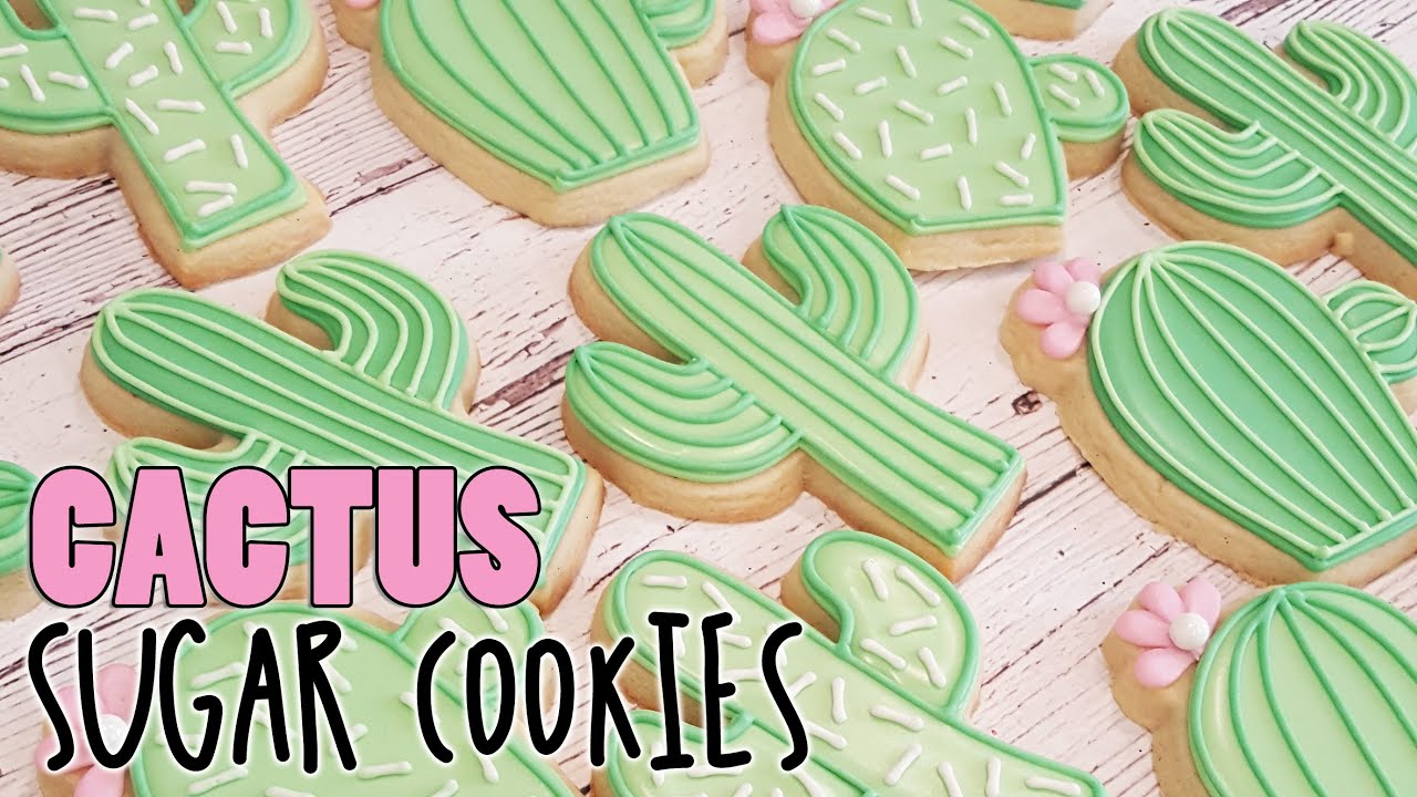 Desert Cactus Sugar Cookies on Kookievision