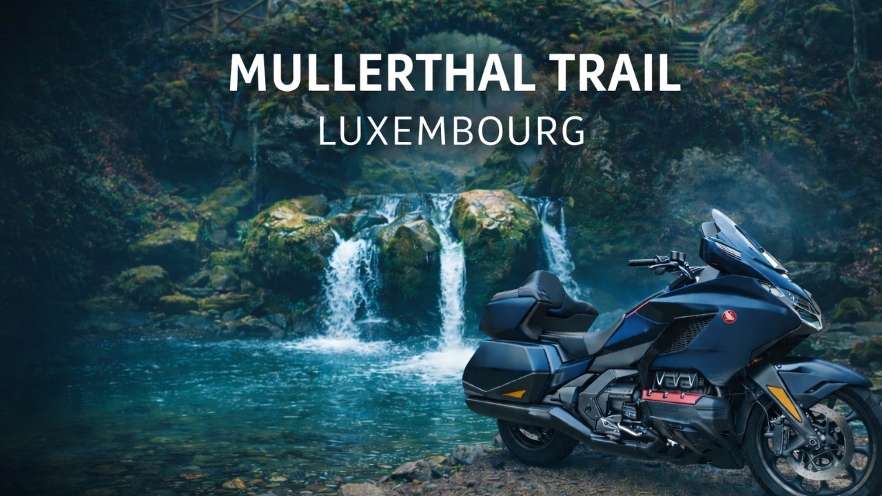 Mullerthal Trail Luxemburgo | Passeio de Moto de Honda Goldwing