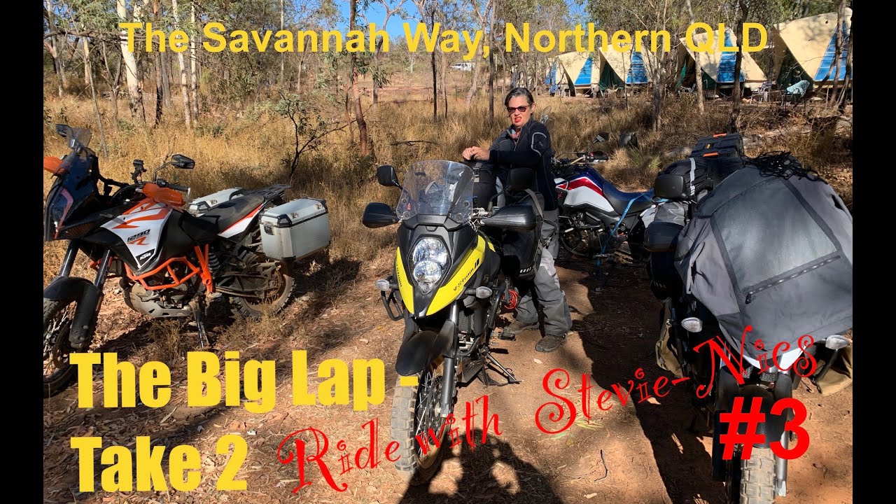 (S2: Eps 3) Motorcycle Travel Australia: Riding east along the Savannah Way, North QLD