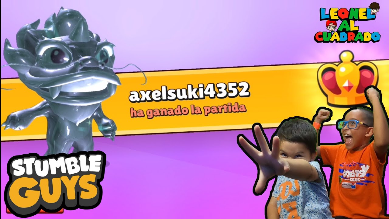 AXEL vs KEVIN en Stumble Guys | Leonel al Cuadrado #stumbleguys #primeravez #pro #noob #hacker